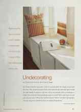 Better Homes & Gardens February 2002 Magazine Article: Undecorating