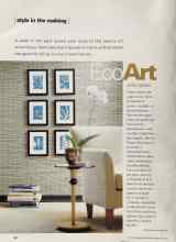 Better Homes & Gardens February 2002 Magazine Article: Art