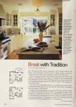 Better Homes & Gardens February 2002 Magazine Article: Break with Tradition