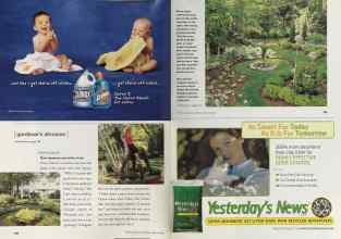 Better Homes & Gardens February 2002 Magazine Article: Looking good Plant tapestries and swirls of sod