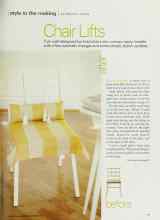 Better Homes & Gardens March 2002 Magazine Article: Chair Lifts
