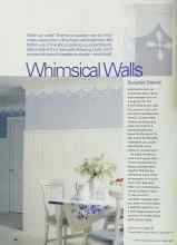 Better Homes & Gardens March 2002 Magazine Article: Whimsical Walls