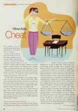 Better Homes & Gardens March 2002 Magazine Article: When Kids Cheat