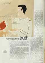 Better Homes & Gardens March 2002 Magazine Article: Nothing but the truth
