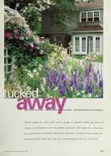 Better Homes & Gardens March 2002 Magazine Article: Tucked away
