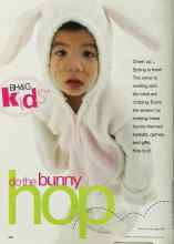 Better Homes & Gardens March 2002 Magazine Article: Do the bunny hop