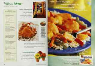 Better Homes & Gardens March 2002 Magazine Article: Page 18