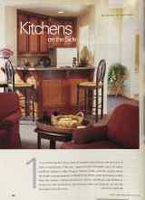 Better Homes & Gardens April 2002 Magazine Article: Kitchens on the Side