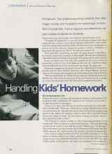 Better Homes & Gardens April 2002 Magazine Article: Handling Kids' Homework