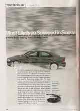 Better Homes & Gardens April 2002 Magazine Article: Most Likely to Succeed in Snow