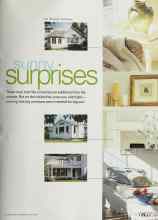 Better Homes & Gardens April 2002 Magazine Article: Sunny surprises
