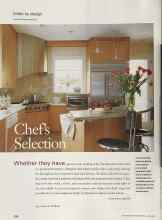 Better Homes & Gardens April 2002 Magazine Article: Chef's Selection