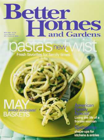 Better Homes & Gardens May 2002 Magazine Cover