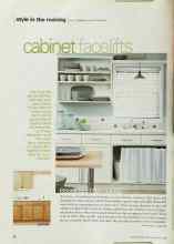 Better Homes & Gardens May 2002 Magazine Article: Cabinet facelifts