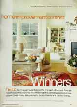 Better Homes & Gardens May 2002 Magazine Article: Home Improvement Contest Winners