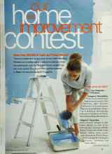 Better Homes & Gardens May 2002 Magazine Article: 2002 our home improvement contest
