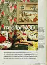 Better Homes & Gardens May 2002 Magazine Article: mad for MOD