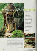 Better Homes & Gardens May 2002 Magazine Article: Workhorse Workbenches