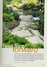 Better Homes & Gardens May 2002 Magazine Article: Best foot forward