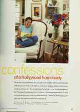 Better Homes & Gardens May 2002 Magazine Article: Confessions of a Hollywood homebody