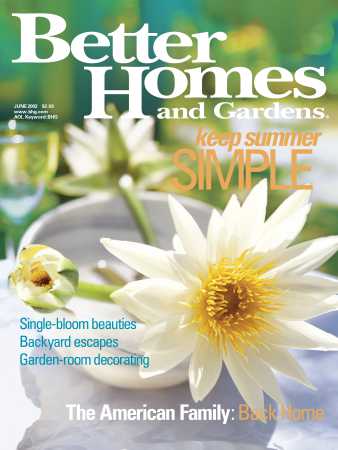 Better Homes & Gardens June 2002 Magazine Cover