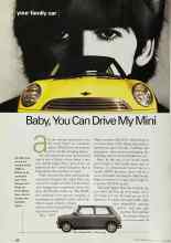 Better Homes & Gardens June 2002 Magazine Article: Baby, You Can Drive My Mini