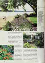 Better Homes & Gardens June 2002 Magazine Article: Waterfront Wonderland