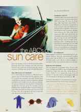 Better Homes & Gardens June 2002 Magazine Article: The ABC's of Sun care