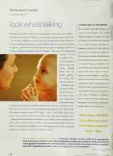 Better Homes & Gardens June 2002 Magazine Article: Look who's talking