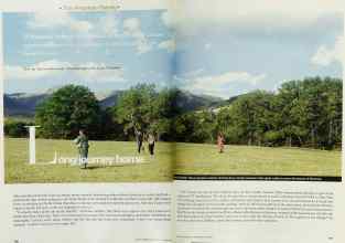 Better Homes & Gardens June 2002 Magazine Article: Long journey home