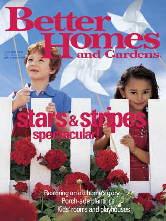 Better Homes & Gardens July 2002 Magazine Cover