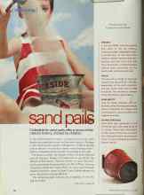 Better Homes & Gardens July 2002 Magazine Article: Sand pails
