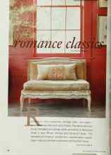 Better Homes & Gardens July 2002 Magazine Article: Romance classics