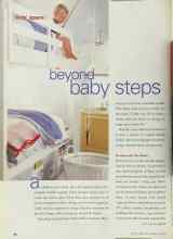 Better Homes & Gardens July 2002 Magazine Article: Beyond baby steps