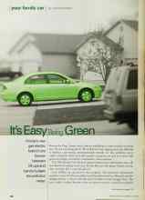 Better Homes & Gardens July 2002 Magazine Article: It's Easy Being Green