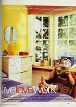 Better Homes & Gardens July 2002 Magazine Article: Live love work play