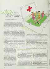 Better Homes & Gardens July 2002 Magazine Article: Safety play