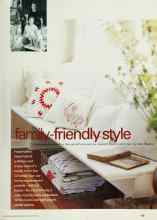 Better Homes & Gardens August 2002 Magazine Article: Family-friendly style