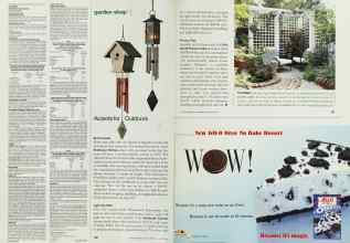 Better Homes & Gardens August 2002 Magazine Article: Accents for Outdoors