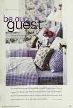 Better Homes & Gardens September 2002 Magazine Article: Be our guest