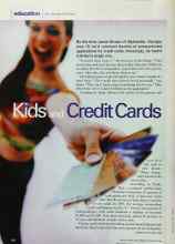 Better Homes & Gardens September 2002 Magazine Article: Kids and Credit Cards