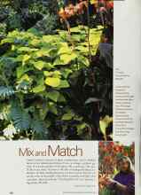 Better Homes & Gardens September 2002 Magazine Article: Mix and Match