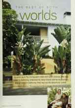 Better Homes & Gardens September 2002 Magazine Article: THE BEST OF BOTH worlds