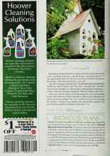 Better Homes & Gardens October 2002 Magazine Article: BIRDHOUSE PLANS