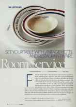 Better Homes & Gardens October 2002 Magazine Article: Room Service
