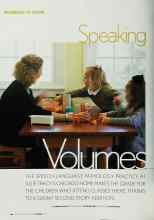 Better Homes & Gardens October 2002 Magazine Article: Speaking Volumes