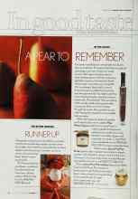 Better Homes & Gardens October 2002 Magazine Article: RUNNER UP
