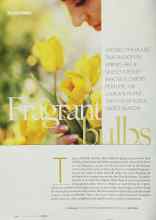 Better Homes & Gardens October 2002 Magazine Article: Fragrant bulbs