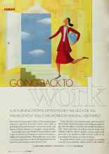 Better Homes & Gardens October 2002 Magazine Article: GOING BACK TO work