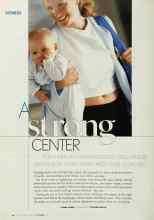 Better Homes & Gardens October 2002 Magazine Article: A strong CENTER